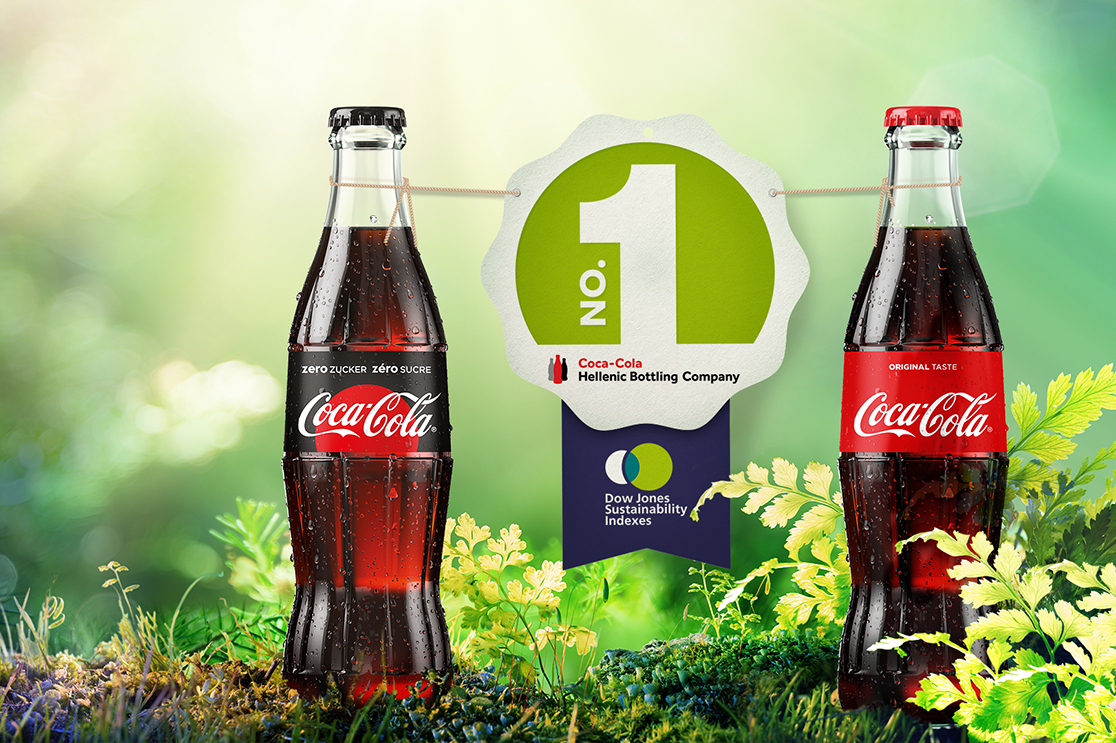 The Dow Jones Sustainability Index 2019 (DJSI) awarded Coca‑Cola HBC as Europe's most sustainable beverage company