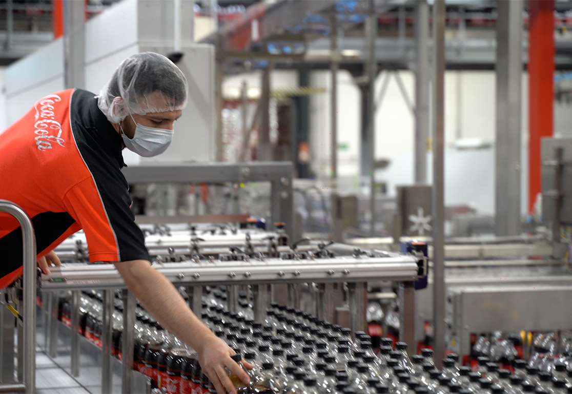 Coca-Cola HBC Switzerland, Production Line in Bruettisellen, Dietlikon