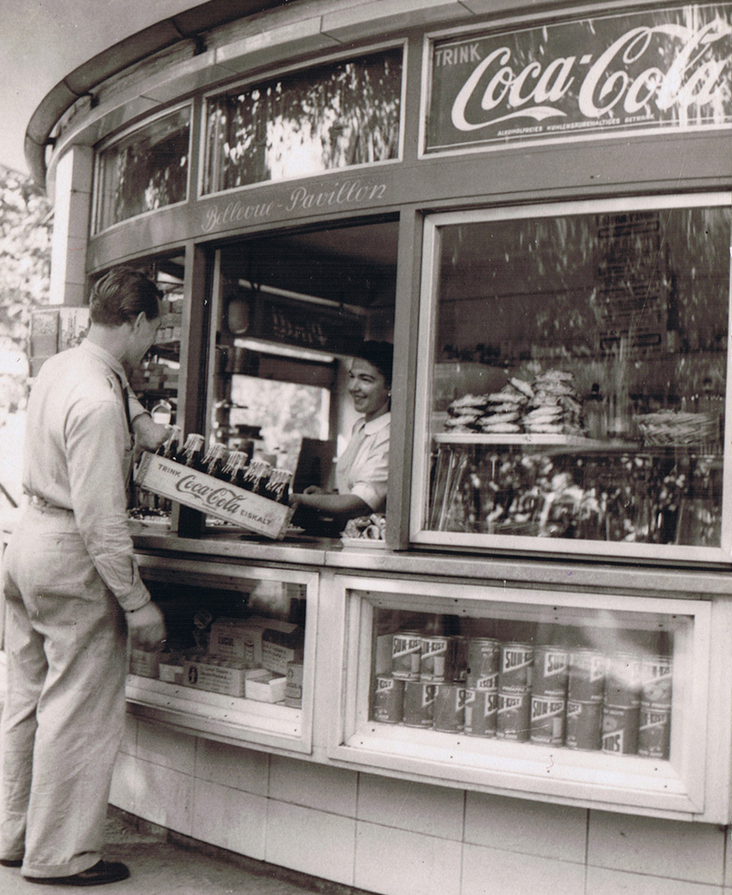 Coca-Cola-Lieferung_Bellevue_1947