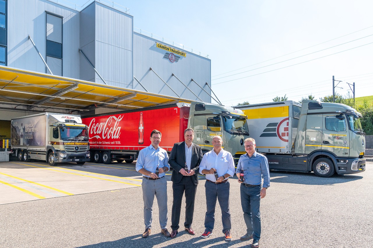 Camion Transport et Coca-Cola HBC Suisse – Décarbonation en tant qu’objectif commun